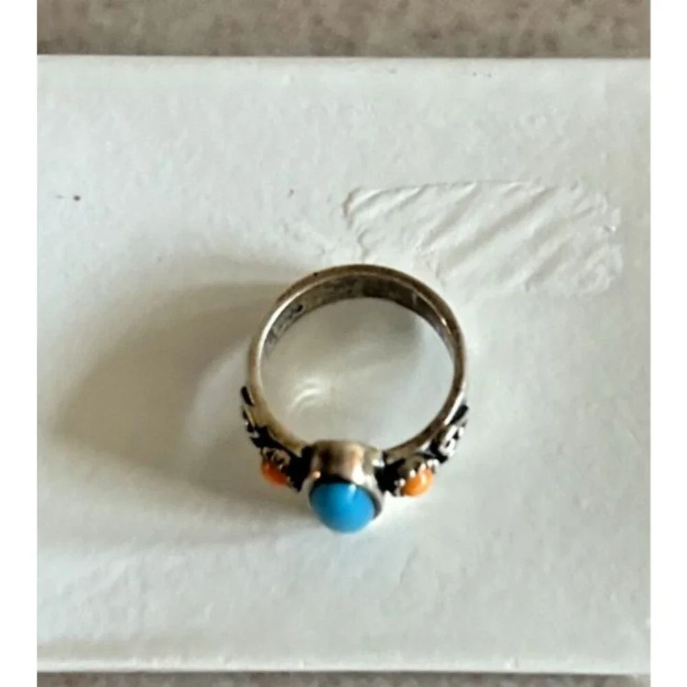 Carolyn Pollack Southwestern-Style .925 Sterling Silver Ring